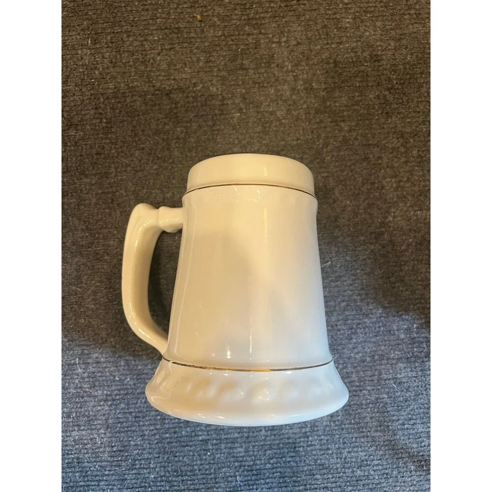 Mug Vintage  USMC Ceramic Steins Mug US Marine Corps Helicopter Train USA